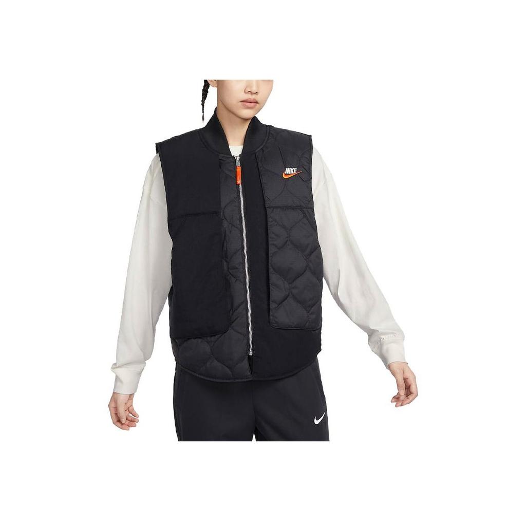 Nike Sportswear City Utility Spliced Sports Vest Women Vests Black FB7234-010