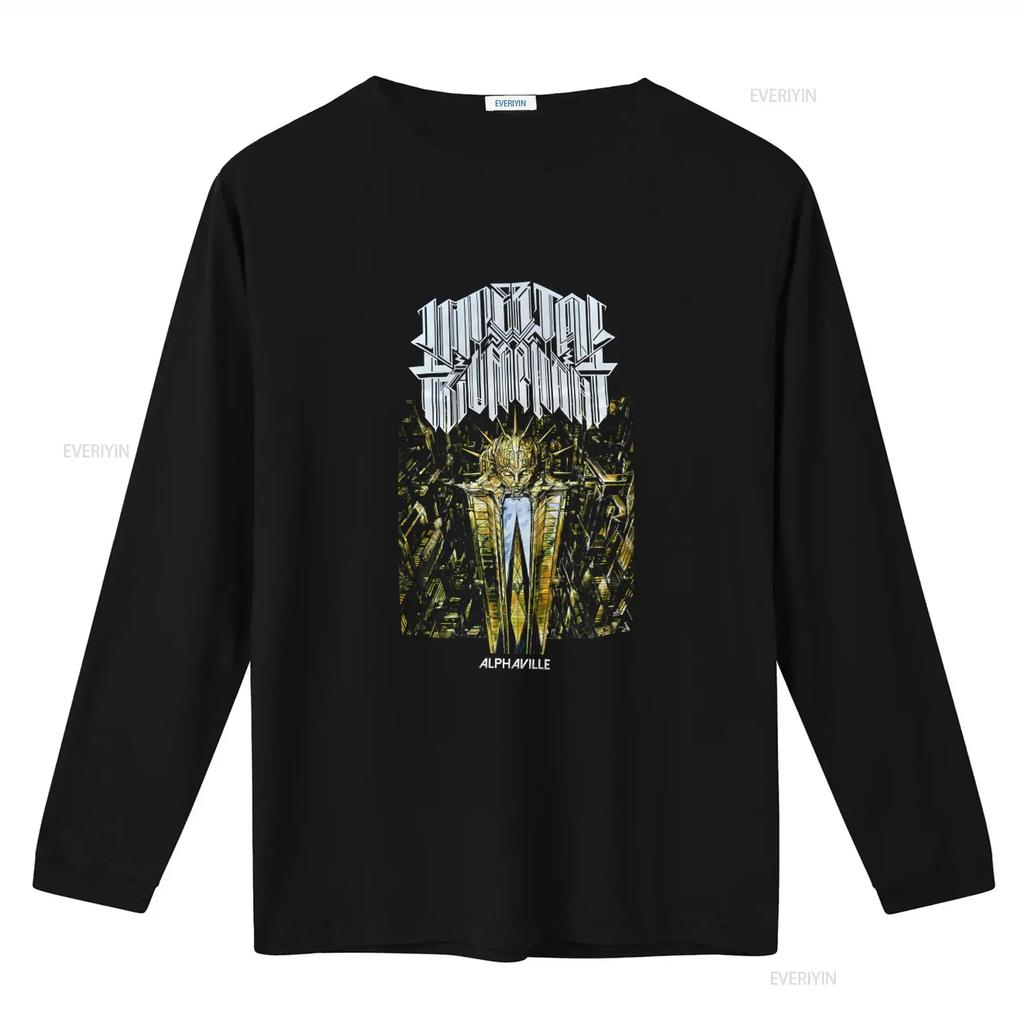 Mens Imperial Triumphant Alphaville T Shirt XX Large Black Unique Urban Art Print vintage Washed Stylish homme fashion Casual