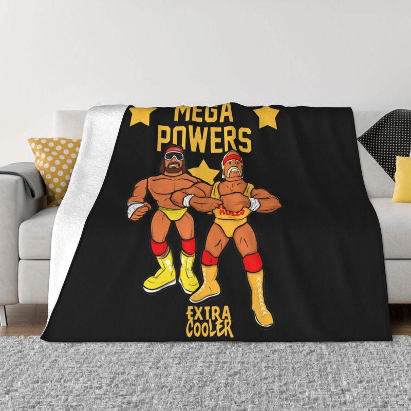 Халк Хоган Mega Powers Экстра Прохладное Одеяло Плюшевое Модное Двухцелевое Покрывало Семейные Расходы