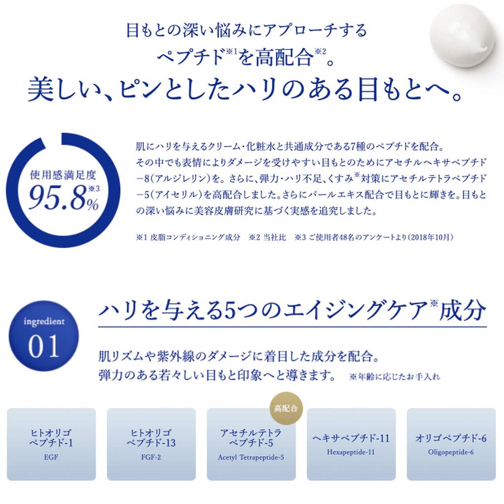 Munoage высококонцентрированный крем для глаз 15 г пептид для глаз экстракт жемчуга упругость сильное увлажнение чувствительная кожа сухая кожа глаза Official Limited