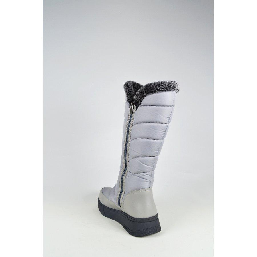 Женские высокие зимние ботинки на искусственном меху