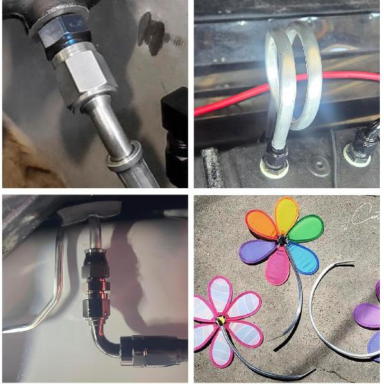 3/8" OD Aluminum Hard Fuel Line 10 Feet Hardline Tube Thickness Is 0.039"