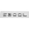 Alloy ABS Car Number Letters Sticker Rear Trunk Badge Decals for Mercedes Benz S300L S320L S400L S500L S600L Emblem Accessories AB1