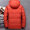 Мужская куртка на белом утином пуху, теплая толстая куртка-пуховик с капюшоном, мужское повседневное пальто, теплая зимняя парка для мужчин