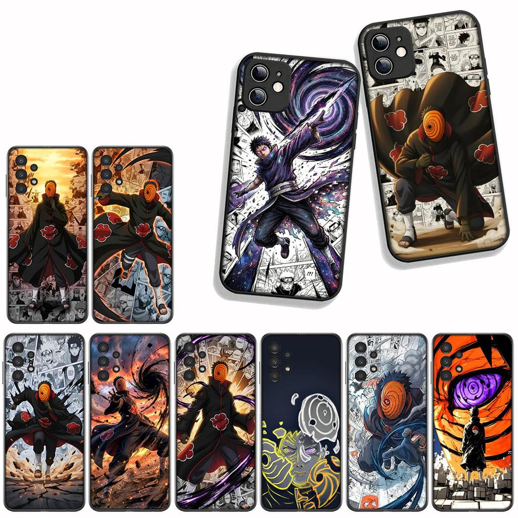 for Samsung Galaxy A07 A13 A12 A23 A42 A50 A51 A52 A53 A70 A71 A72 A21S A04 Note 20 9 8 10 Case Comics Obito Uchiha Tobi Narutos