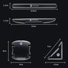 For VW Invisible Car Door Bowl Handle Protective Sticker Anti-collision Clear Strip Stickers for VW Volkswagen Golf Polo Passat Touran