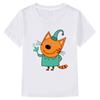 2026 НОВЫЙ Детская футболка Kid-e-cats Мальчики Девочки Дети мультфильм Одежда Футболки с коротким рукавом Модная уличная одежда Манга/Комикс Футболки Малыш Милая футболка