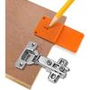 1/2pcs Hinge Hole Drilling Guide Locator Hole Opener Template Door Cabinet DIY Tool For Woodworking