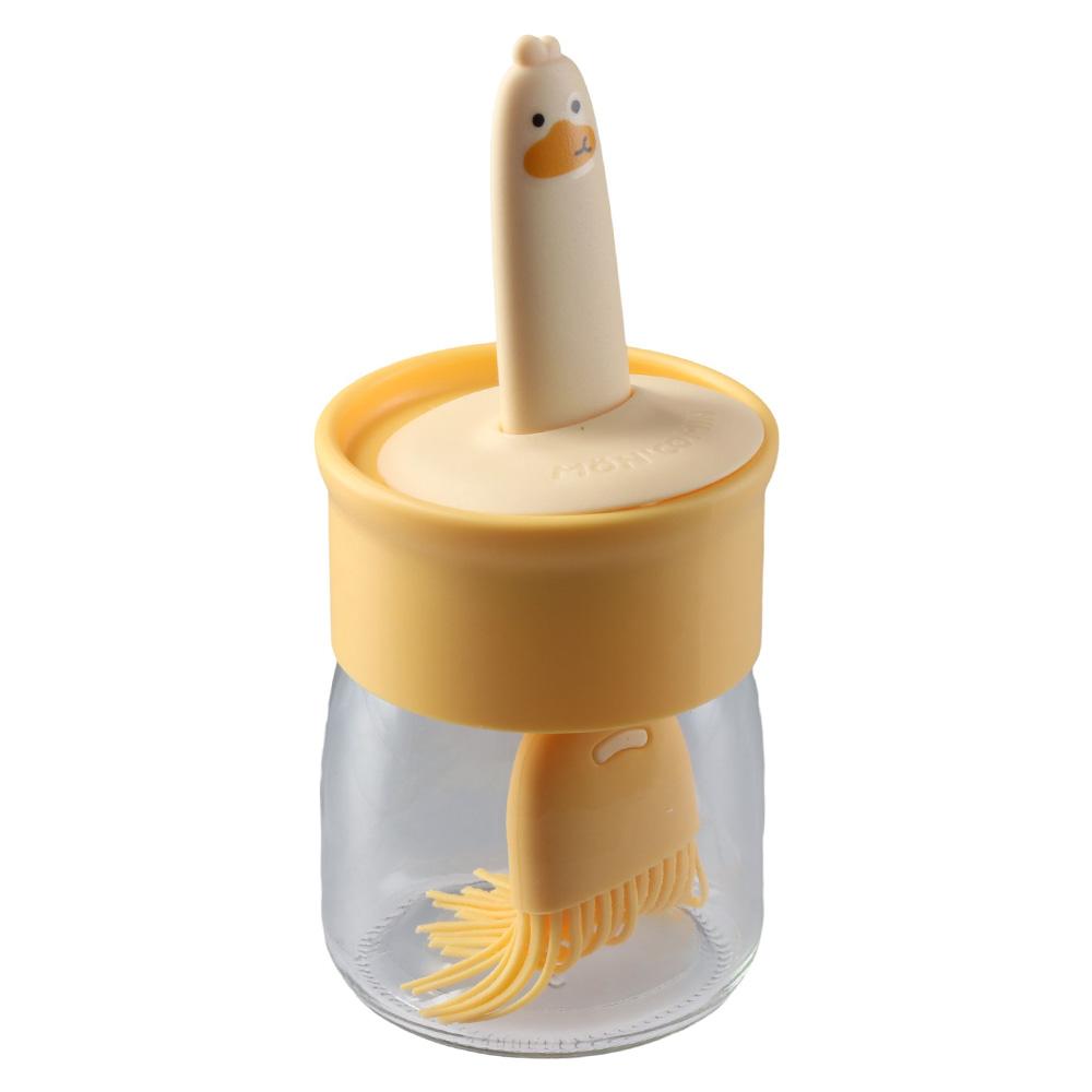 Silicone Oil Bottle High Temperature Resistant Integrated Oil Brush New Divided Oil Pot Kitchen