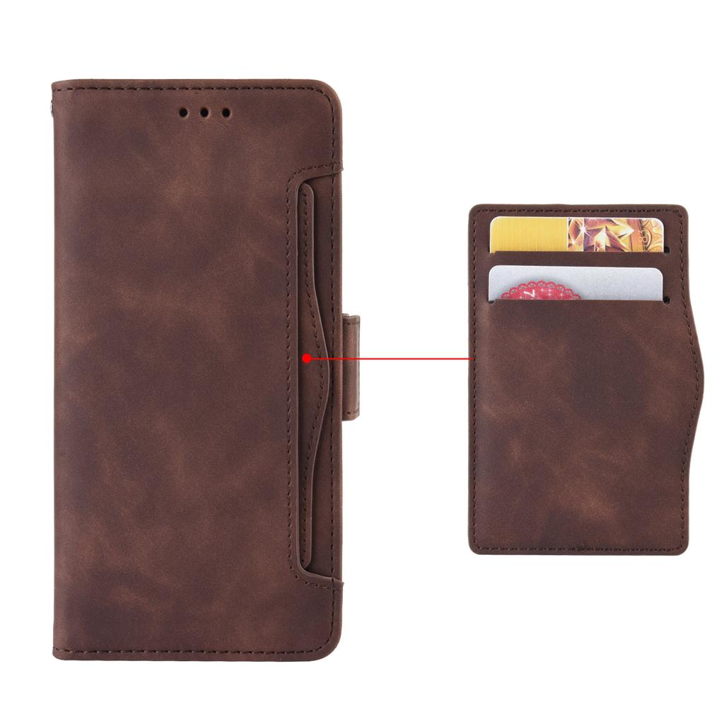 For Samsung Galaxy Z Fold6 5G Stand Case with Pencil Slot Anti-Scratch Leather Phone Cover