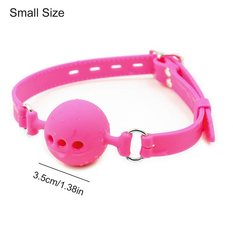 Silicone Open Mouth Gag Ball Bdsm Bondage Mouth Belt Slave Ball Erotic Sex Toys for Woman Couples Adult Game Accessories Toys