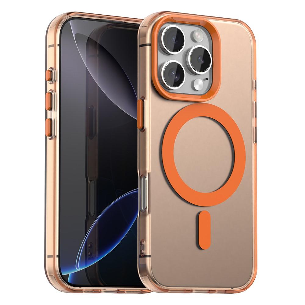 Fashion Matte Armor Magnetic For Magsafe Case For iPhone 16 15 13 12 14 11 Pro Max Plus Soft Frame Wireless Charging Hard Cover