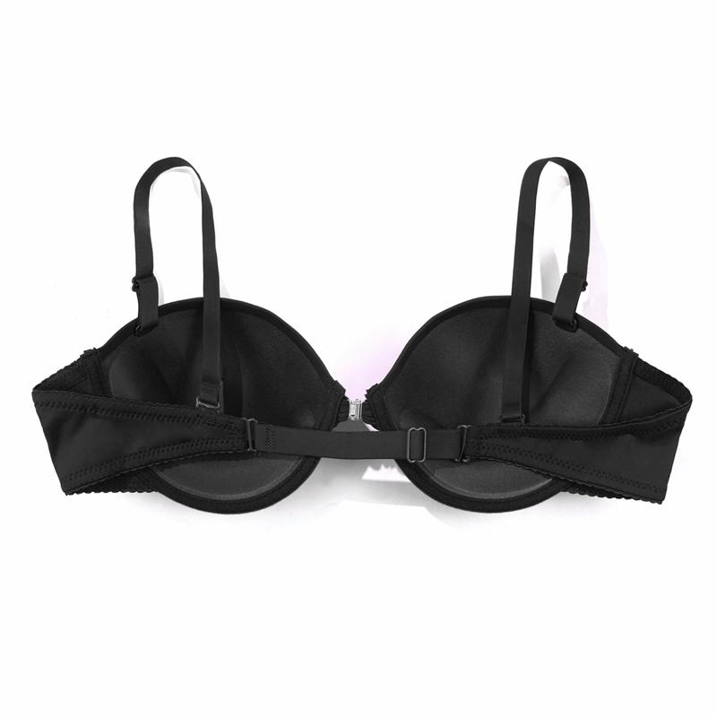 Женский бюстгальтер с половиной чашки, передние пряжки, формованные чашки, дизайн с обнажением плеч и открытой спиной для вечеринки, свадебная чашка BC для девочек