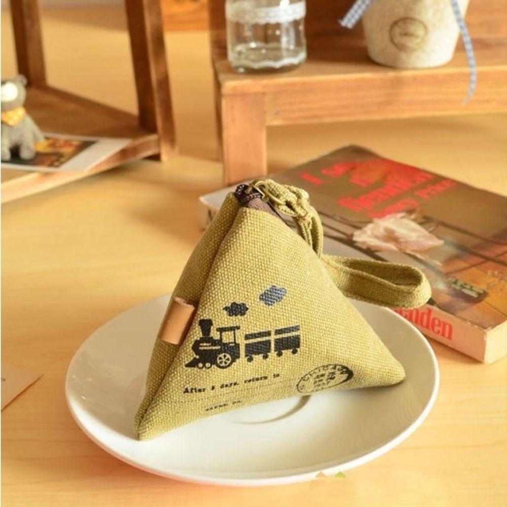 Dumpling Shape Lipstick Bag Creative Gift Mini Key Bag Coin Pouch Coin Purse Korea Style Wallet