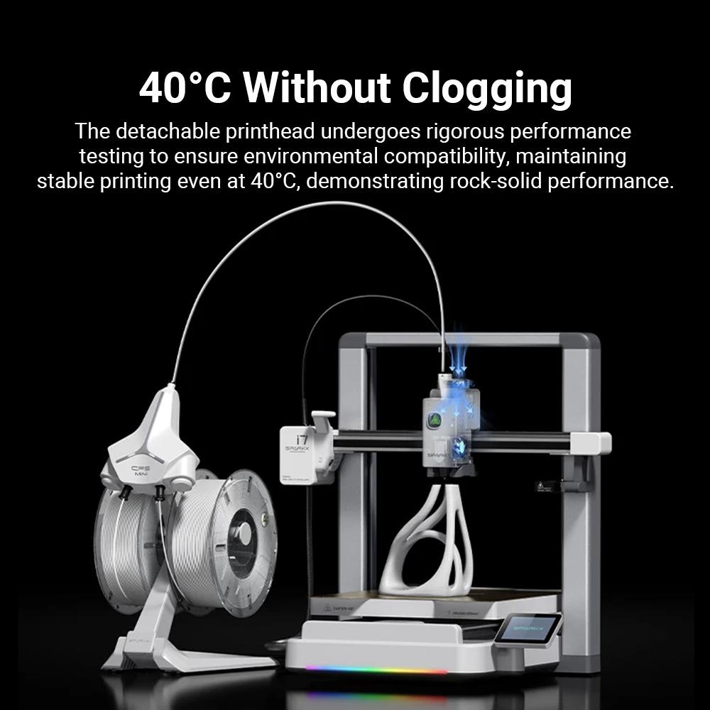 Creality SPARKX I7 Hotend 0.2/0.4/0.6/0.8mm Hardened Steel Nozzle High-Temperature Quick-Release for SPARKX I7 3D Printer Part