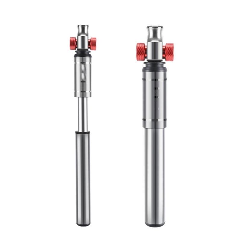 Мощный ручной насос для велосипеда 130 PSI, Накачиватель шин для велосипедных шин, Легкая металлическая конструкция