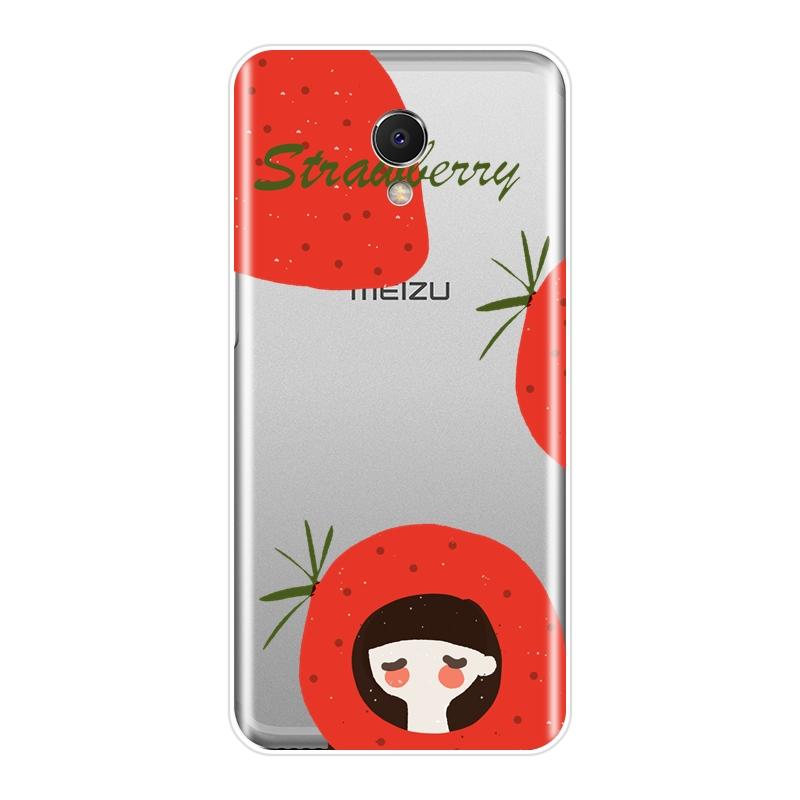 Задняя крышка из ТПУ для Meizu M2 M3 M5 M6 Note, мягкий силиконовый чехол для телефона с ананасом и авокадо для Meizu M6 M6S M6T M5 M5C M5S M3 M3S M2