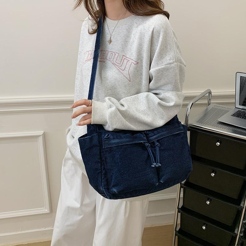 Модный тренд 2025 года сумка большой вместимости осенне-зимняя новая сумка-тоут повседневная текстурная женская сумка через плечо