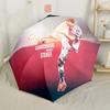 Polish Football Star Outdoor Automatic Umbrella Sturdy 8-Rib Shaft Durable Plastic & Iron All-Season Travel Fashionable
