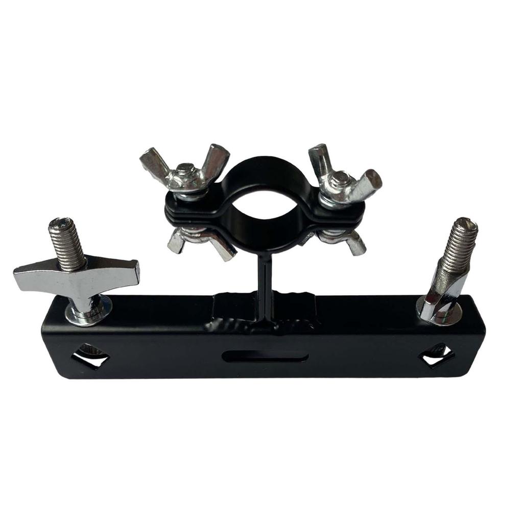 Bass Drum Cowbell Holder Clamp Percussion Handbell Cowbell Metal Adjustment Jazz Drum Support Stand Bracket Accessories Parts