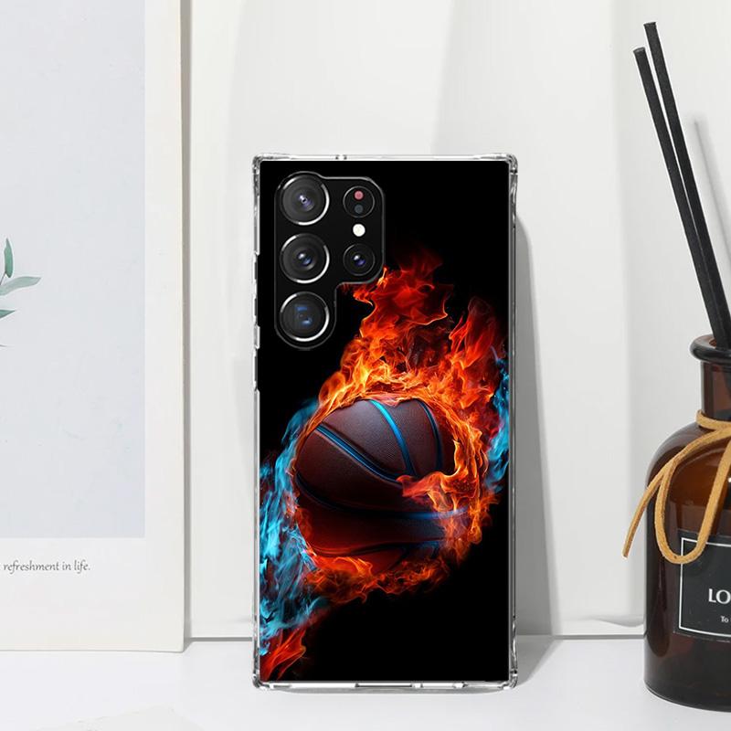 Basketball Basket Play Phone Case For Samsung Galaxy S26 S25 Edge S24 FE S23 S22 Ultra S21 Plus S20 + Art Fundas Back Cover Gala