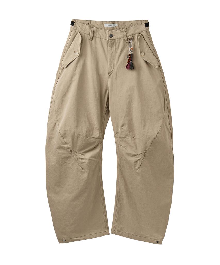 AREUBAN Triple Leaf Curved Pants_Triple Beige