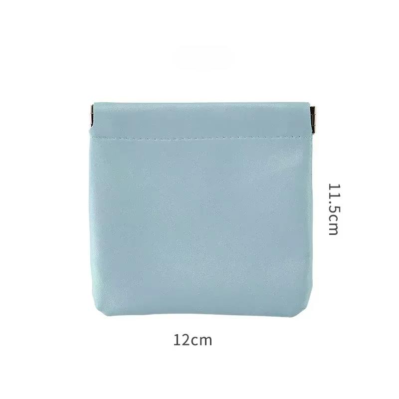 PU Leather Coin Money Change Purse Men Women Mini Coin Purse Card Holder Money Bag Small Coin Storage Wallet Purse