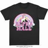 Футболка Alpha Male Unicorn Tee Радужные графические футболки Забавные футболки Женская мода Хип-хоп Мужские топы Хлопок Унисекс Эстетическая одежда
