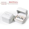 Custom High-Grade PU Leather Jewelry Box for Bracelets, Rings, Pendants, and Necklaces