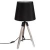 "Runo" Tripod Lamp Height 58 Cm Atmosphera - Wood &; Black