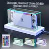 Подходит для Nintendo Switch, акриловый пылезащитный чехол, 16-цветная RGB светодиодная подсветка, водонепроницаемые и устойчивые к царапинам игровые аксессуары