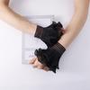 Double Layered Flared Ruffled Wrist Sleeves Fake Cuffs Ornaments Black White Detachable False Sleeves For Shirt Sweater