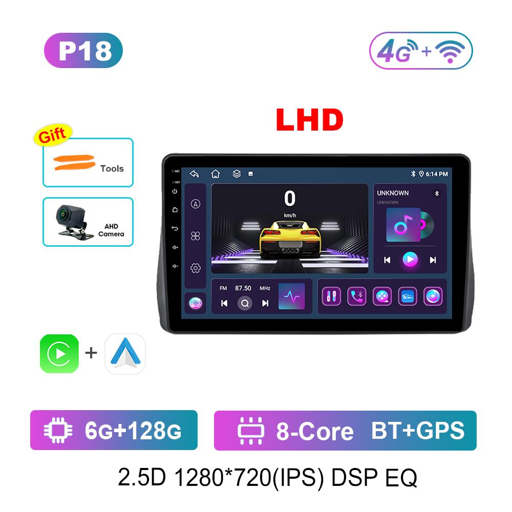 Android Car Radio Multimedia Video Player для Toyota Wish 2 2009 - 2017 GPS-навигация Левый руль DSP Stereo 4G WiFi