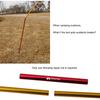 4pcs Rod Mending Pipe Aluminum Alloy Mending Pipe Camping Lengthen 13cm Lightweight for Hiking Awning Kit Tent Accessories