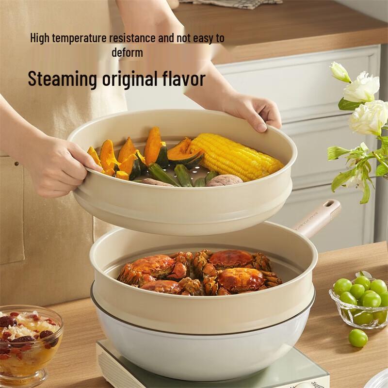 COOKER KING Anti-stick Stainless Steel Steamer Basket