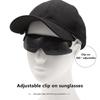 1PC Adjustable Clip Cap Sports Sunglasses Flip-Up Cover UV Protection Sunglasses Mountaineering Glasses