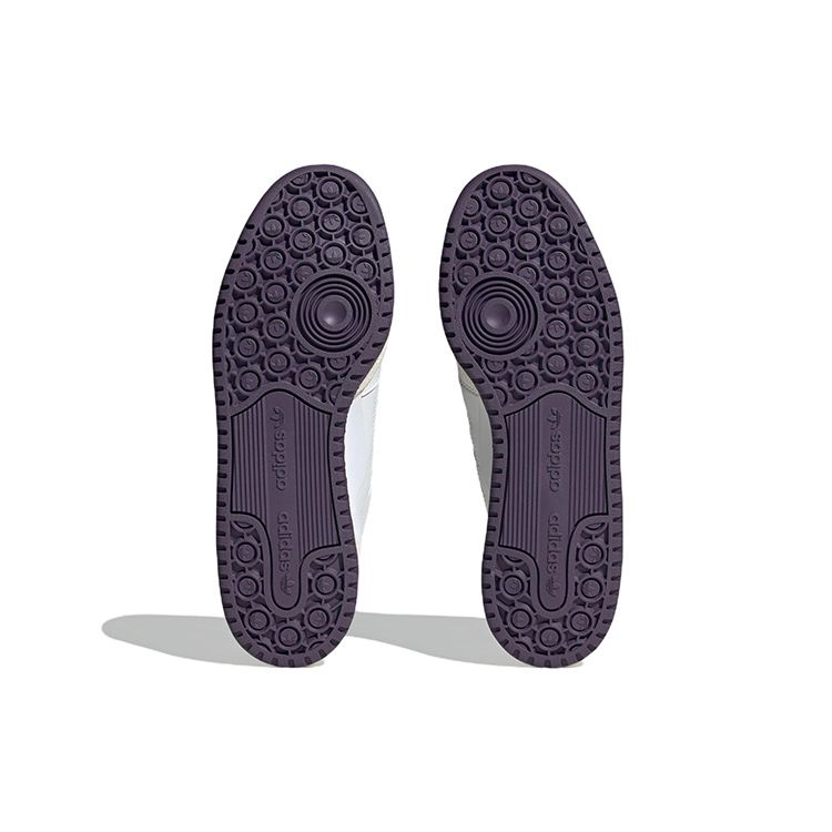 adidas Originals Forum Low CL Кожаные Удобные Низкие Кроссовки Унисекс Кроссовки Белый Фиолетовый IE2121