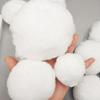 DIY Handmade 8cm Plush Snowball Kit for Indoor Snowball Fights