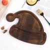 Christmas Themed Tray Wood Dessert Cake Plate Christmas Tree Hat Fruit Platter for Kitchen Baking Counter Home Decoration Tools