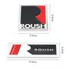 3D Metal R ROUSH Emblem Badge Car Sticker Auto Side Fender Trunk Decals for Ford Roush Fiesta Mustang V8 GT EcoBost Car Styling