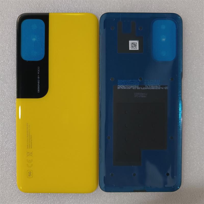 For Xiaomi Poco M3 Pro 5G M2103K19PG M2103K19PI Phone Housing Middle Frame+Battery Back Cover Case Repair Parts