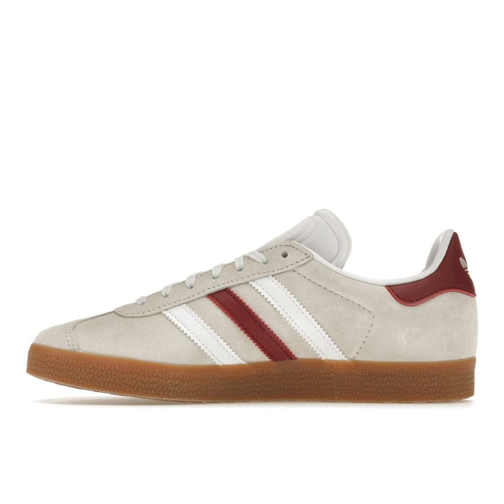 Adidas Кроссовки унисекс Gazelle Aluminium Burgundy Cream Cloud-White Collegiate-Burgundy IG0672
