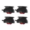 4PCS with Brake Furniture Casters Wheels Self Adhesive Pulley Base  Furniture Move Accessories