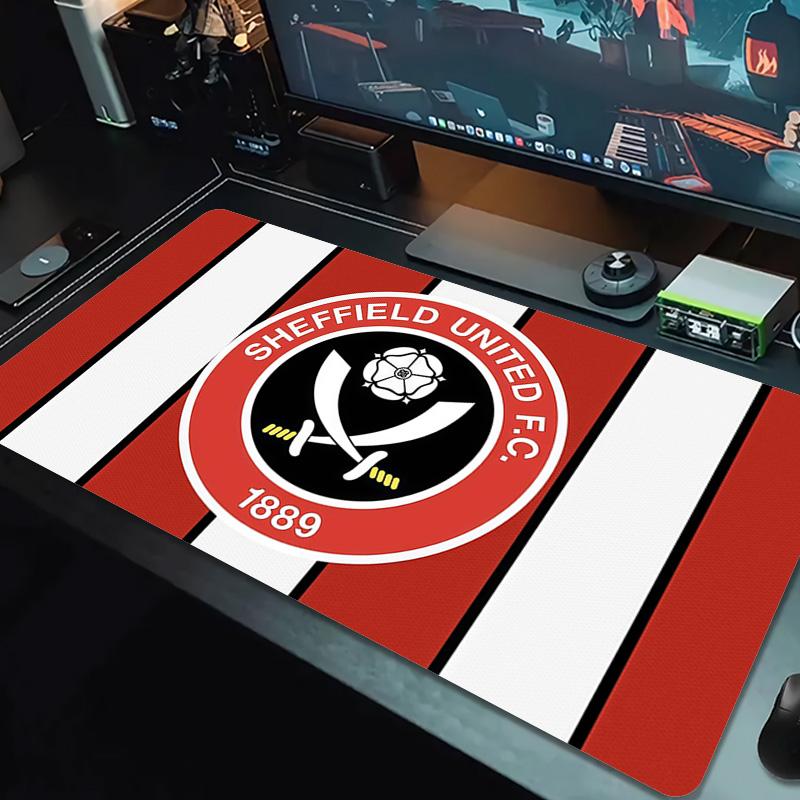 Sheffield United Football Club Print Cushion Non-slip Laptop Tablet Big Mousepad XXL Mat Mini PC Playmat With Lock edge