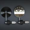 2Pcs Flat/Convex Motorbike Handlebar Mirror Full Angle Handle Bar End Mirror  Motorcycle Accessories