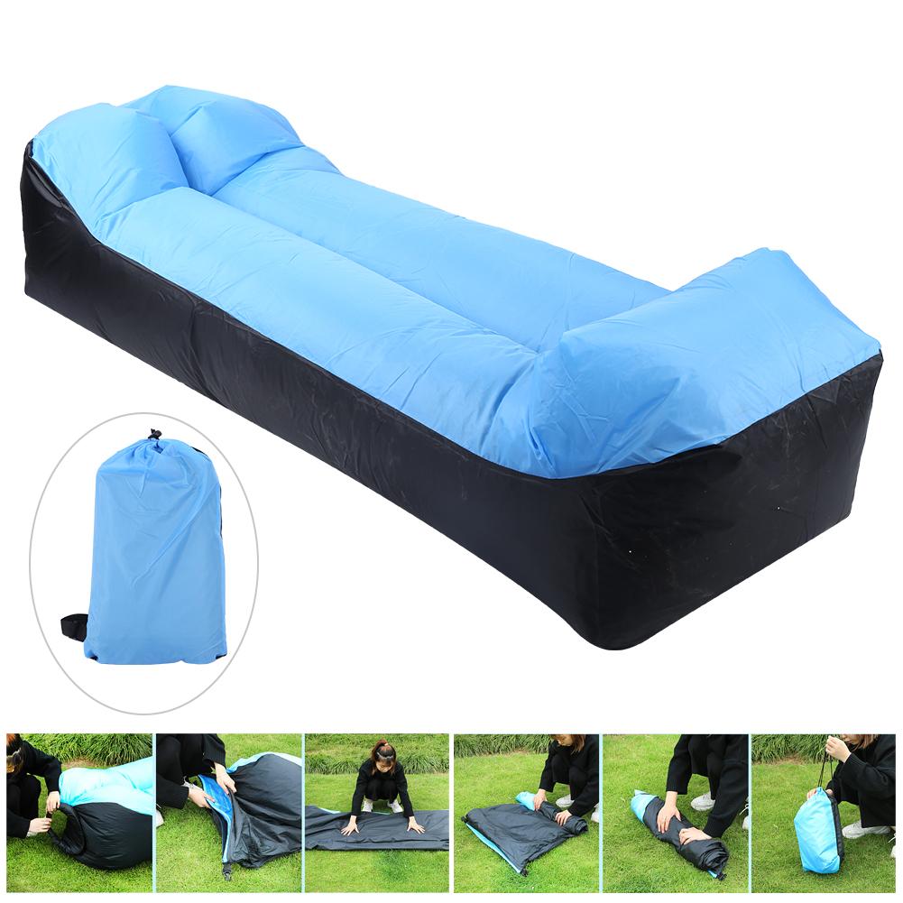 Кемпинг надувной диван уличный мешок сверхлегкий пляжный кемпинг дорожный спальный мешок надувная кровать шезлонг