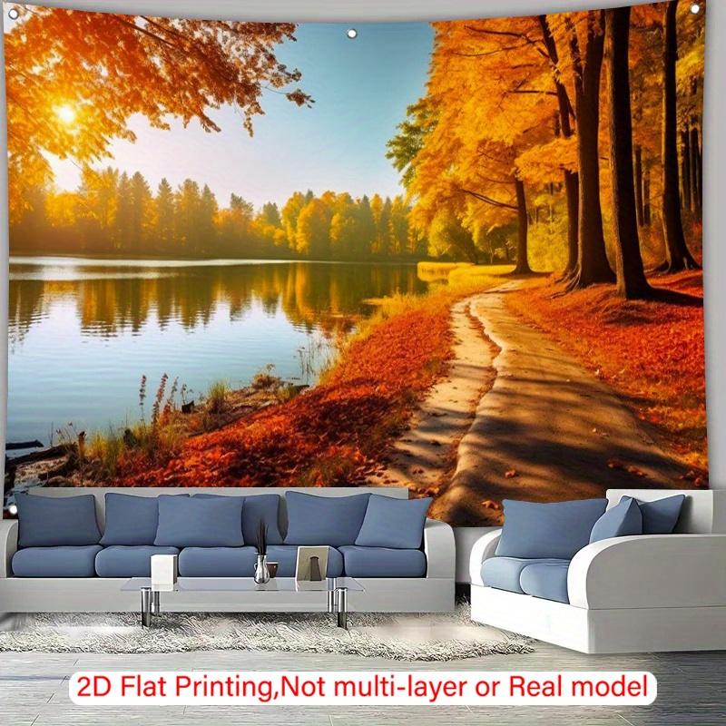 2D plane, 1 piece of autumn maple leaf themed element, suitable for garden courtyards, the best gift for relatives and f