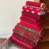 New Christmas Red Scarf Collection Autumn and Winter Warm Female Main Scarf