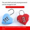1PC Three-person Love Password Lock, Backpack, Schoolbag, Pull Bar Box, Suitcase, Locker, Notebook Love Lock.