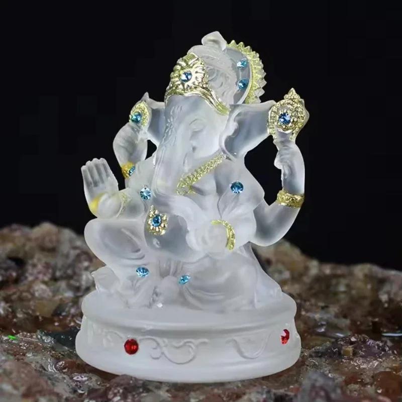 Изысканная статуэтка индийского бога, ручная работа, скульптура индуистского божества для домашнего алтаря, декора йоги и медитации, духовный благословляющий подарок